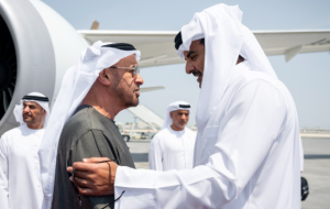 رهبران عربی در راه قطر رهبران عربی در راه قطر
