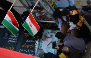 گلزار شهدای کرمان قلب ایران در شب شهادت سردار دل‌هاست