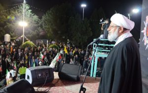 با اتکا به ایمان و حضور ملت ایران آمریکا از جهان رانده خواهد شد
