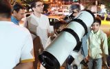 شبی که مردم با تلسکوپ دانشگاه به آسمان نگاه کردند